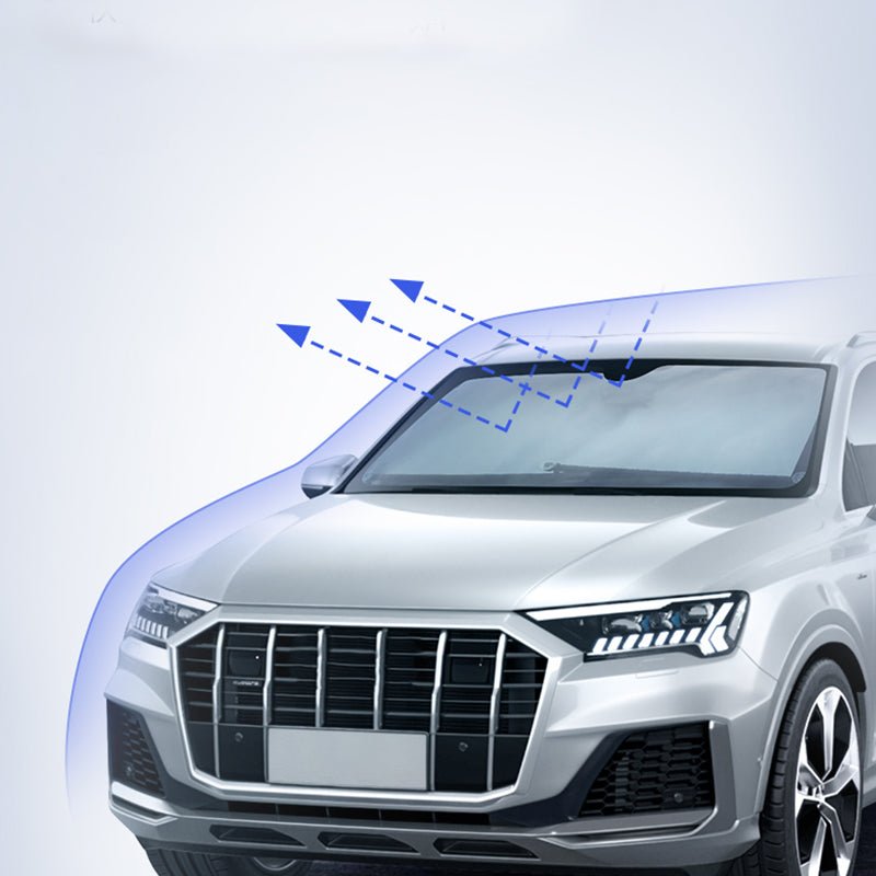 車用サンシェード フロントガラス 自動巻き取り  断熱 紫外線 UVカット 取付収納便利 専用サンシェード | iCarCompanion