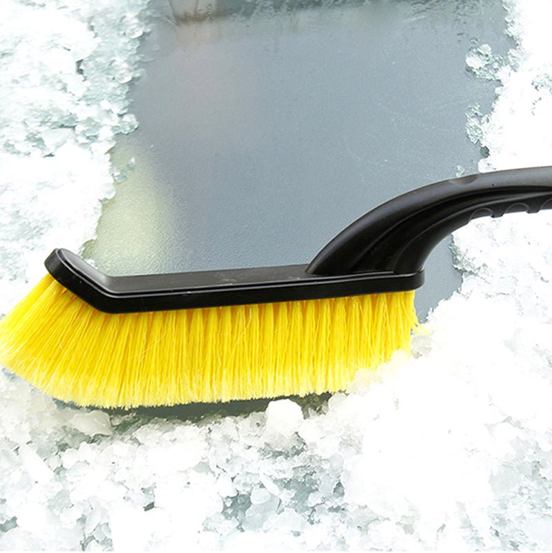車用スノーブラシ スクレーパー 除雪 霜取り 雪落とし 収納ボックス付き 2in1 - iCarCompanion