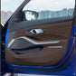 BMW New3シリーズドアキックパッドX4X3チェンジデコレーションアクセサリー325liカーインテリアレザー保護ステッカー