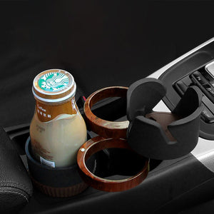 車用カップホルダー 回転式 多機能 飲み物置き場 スマホホルダー メガネラック 収納棚 - iCarCompanion