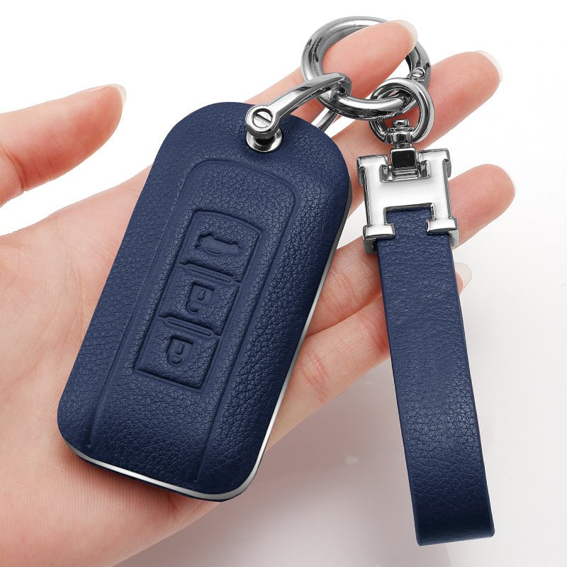 三菱 専用 カーキーカバー キーケース 手触れいい 高級感 耐摩擦性 耐久性 全面保護 - iCarCompanion