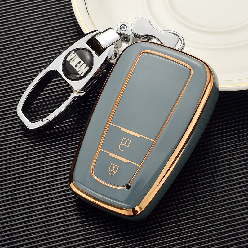 TOYOTA トヨタ専用 キーケース キーカバー キーホルダー スタイリッシュ オシャレ 汚れ防止 滑り止め 傷防止 TPUの商品画像 9