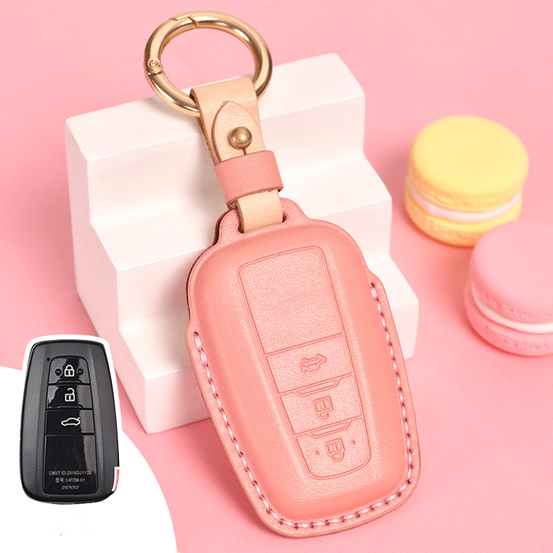 TOYOTA WILDLANDER車用 キーケース キーカバー 軽量 本革 かわいい 耐摩耗 耐久性の商品画像 6