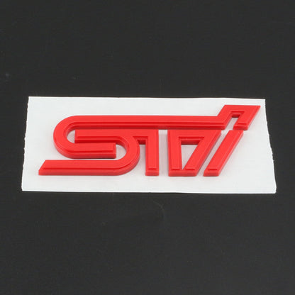 スバル SUBARU STI (純正) ステッカー エンブレムフィルム T6 グレードエンブレム