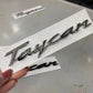 ポルシェ taycan 純正 エンブレム サイド リア シルバー ブラック ボクスター 981 カレラ 911 997 パナメーラ 970 ケイマン カイエン