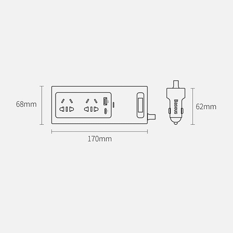 車載用インバーター パソコン対応 12V AC100V 150W 9重保護 ディスプレイ付き 静音タイプ | iCarCompanion