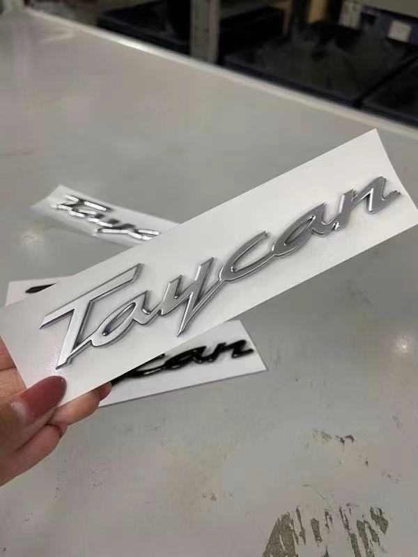 ポルシェ taycan 純正 エンブレム サイド リア シルバー ブラック ボクスター 981 カレラ 911 997 パナメーラ 970 ケイマン カイエンの商品画像 3