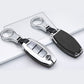 日産 高級感 本革 スマート キーケース キーカバー 高級 キーホルダー Nissan - iCarCompanion