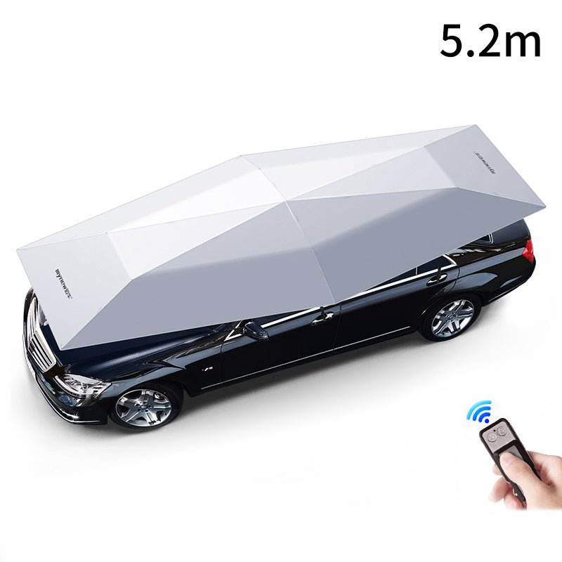 自動収納 サンシェード 傘式 折り畳 リモコン 電動 取付簡単  汎用 防風 専用サンシェード | iCarCompanion