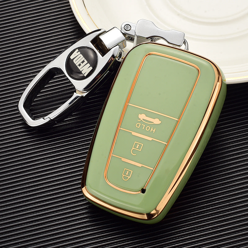 TOYOTA トヨタ専用 キーケース キーカバー キーホルダー スタイリッシュ オシャレ 汚れ防止 滑り止め 傷防止 TPUの商品画像 5