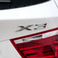 BMW Mエンブレム バッチ ロゴX1X3 X5 X6GTワードマークGTシリーズXシリーズリアラベルBMWリアラベル