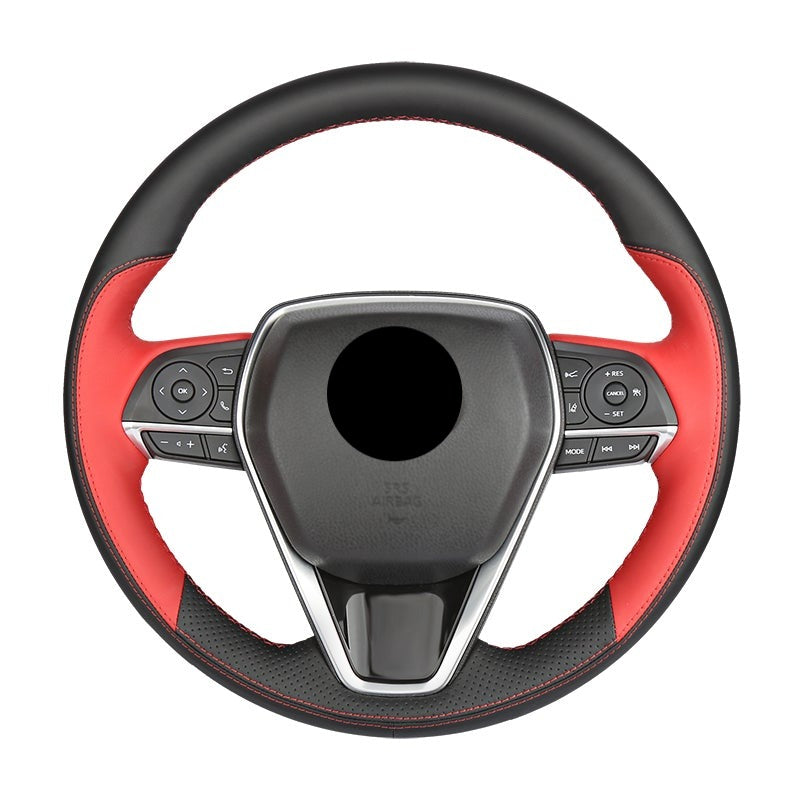 TOYOTA トヨタ 本革 編み込み式 ハンドルカバー フィット感抜群 手触れよし 専用ハンドルカバー | iCarCompanion