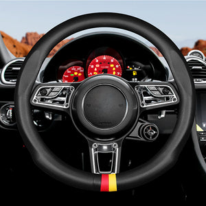 PORSCHE ポルシェ 高級品 ハンドルカバー 本革製 Cayenne /Macan /Panamera 38CM 専用ハンドルカバー | iCarCompanion