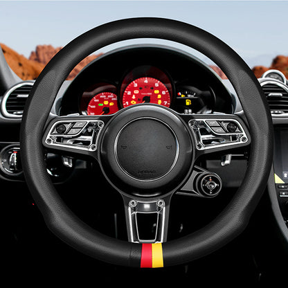 PORSCHE ポルシェ 高級品 ハンドルカバー 本革製 Cayenne /Macan /Panamera 38CM 専用ハンドルカバー | iCarCompanion