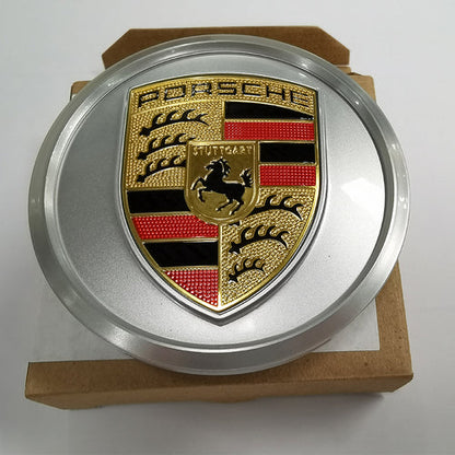 PORSCHE車向け ホイールセンター用エンブレム 4個セット 115×21mm 5色の商品画像 1