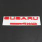 スバル SUBARU AWD (純正) ステッカー エンブレムフィルム T6 グレードエンブレム
