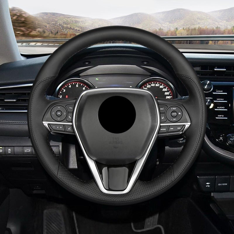 TOYOTA トヨタ 本革 編み込み式 ハンドルカバー フィット感抜群 手触れよし 専用ハンドルカバー | iCarCompanion