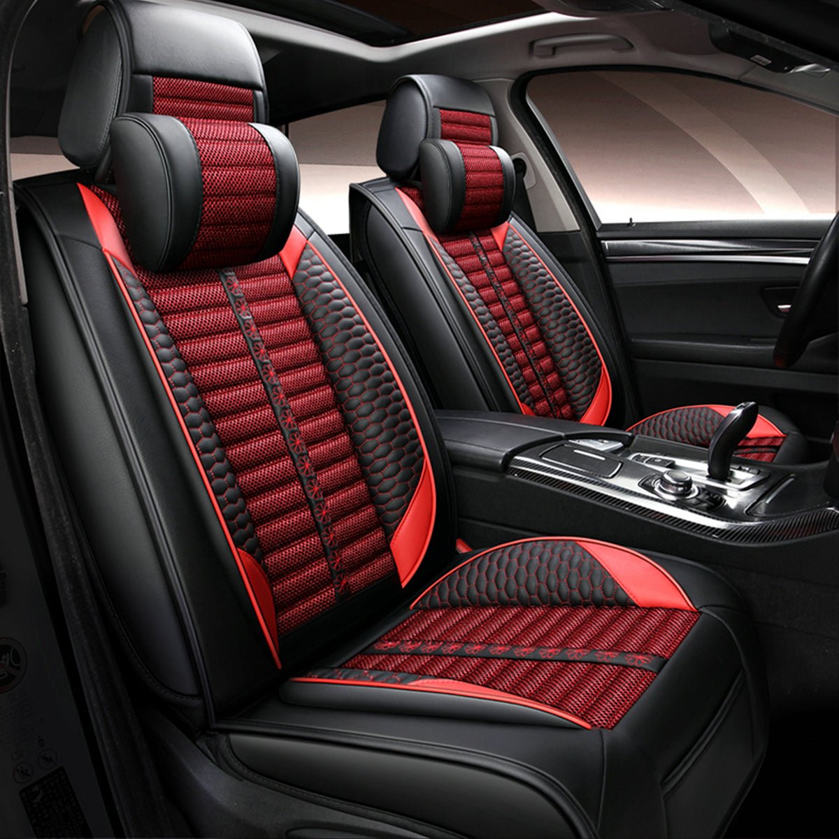 リネン製 汎用シートカバー フィット感抜群 4色 通気防水 耐摩耗性 軽/普自動車 SUV 専用シートカバー - 防水5層構造 | iCarCompanion
