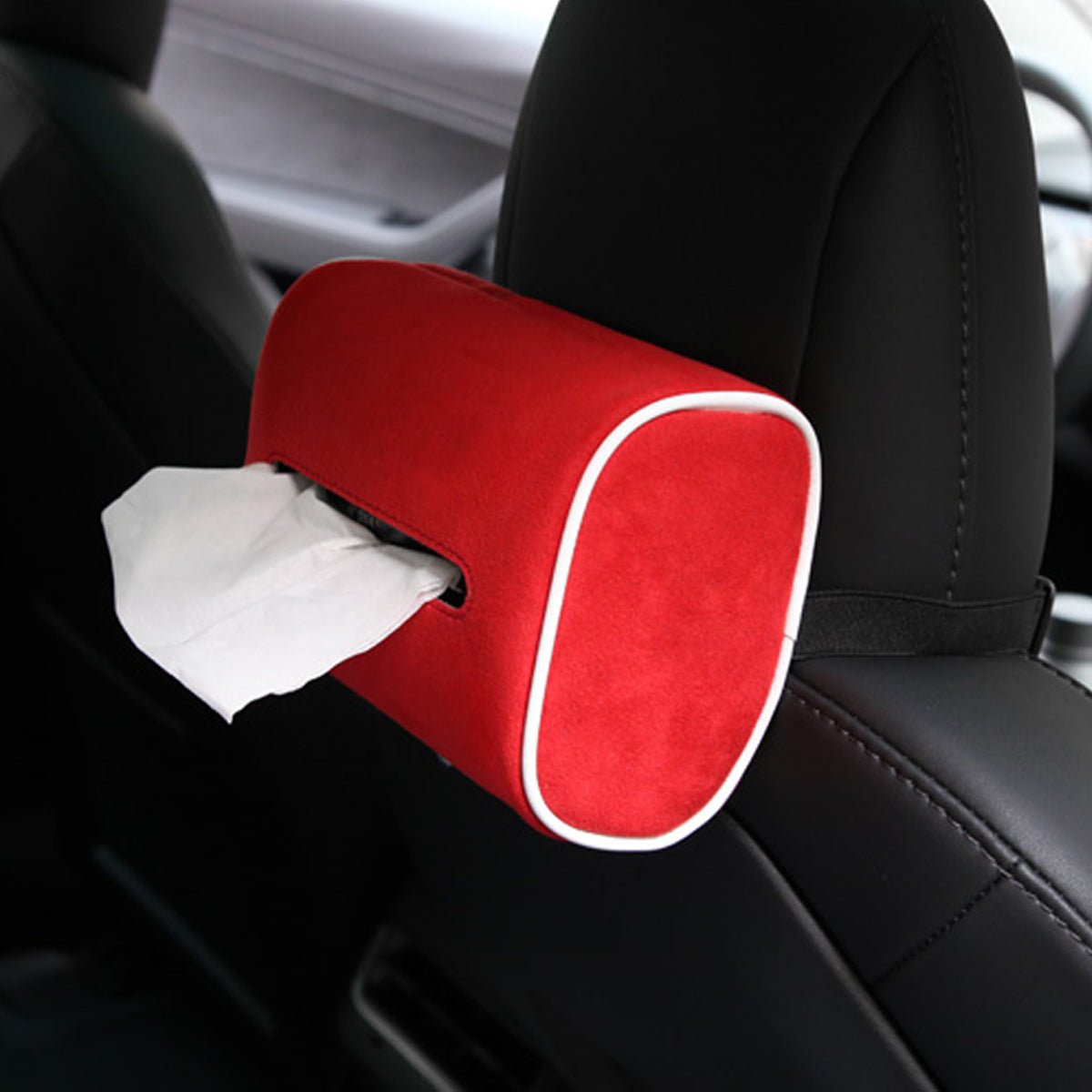 車用収納 高級品 ティッシュ箱 手触り抜群 人気多色 防塵 おしゃれ ALCANTARA おすすめ - iCarCompanion