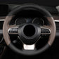 LEXUS レクサス Alcantara 本革 スエード ハンドルカバー 編み込み式 オーダーメイド 専用ハンドルカバー | iCarCompanion