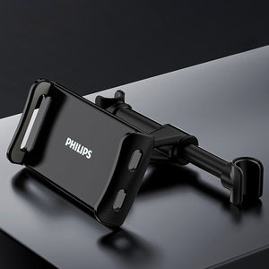 フィリップス タブレットホルダー スマホホルダー 車載 ヘッドレスト ipad 角度調整の商品画像 1