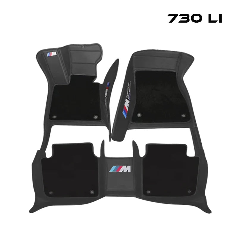 BMW 730i Justfit保証 左右ハンドル 社外品 最上級 二重構造立体カーマット 張替え 専用フロアマット | iCarCompanion