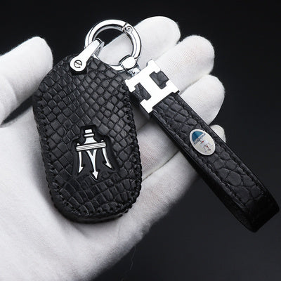Maserati 高級本革 キーケース キーカバー レザー マセラティ 純正キー専用 汚れ 滑り 傷防止の商品画像 3