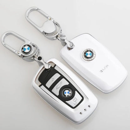 BMW専用キーケース 高級合金 耐摩耐久 フィット感抜群 全面保護 軽量 防水防塵 キーカバー