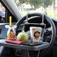 車載用テーブル テアリングホイール掛け カーデスク折りたたみ式 パソコン 食事 物置 | iCarCompanion
