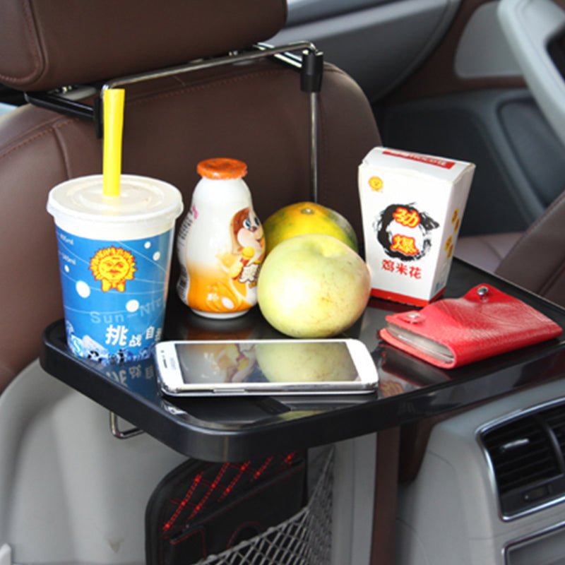 車載用テーブル テアリングホイール掛け カーデスク折りたたみ式 パソコン 食事 物置 | iCarCompanion