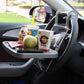 車載用テーブル テアリングホイール掛け カーデスク折りたたみ式 パソコン 食事 物置 | iCarCompanion