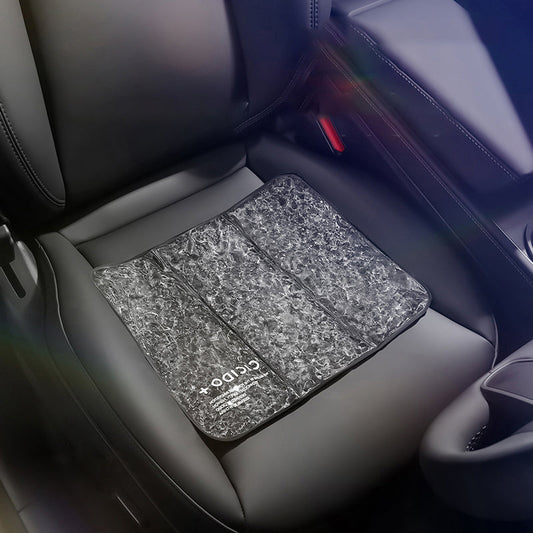 座布団 夏用 クールマット 涼感 車クッション 極薄 通気性 丸洗いOK すずしい 専用シートクッション | iCarCompanion