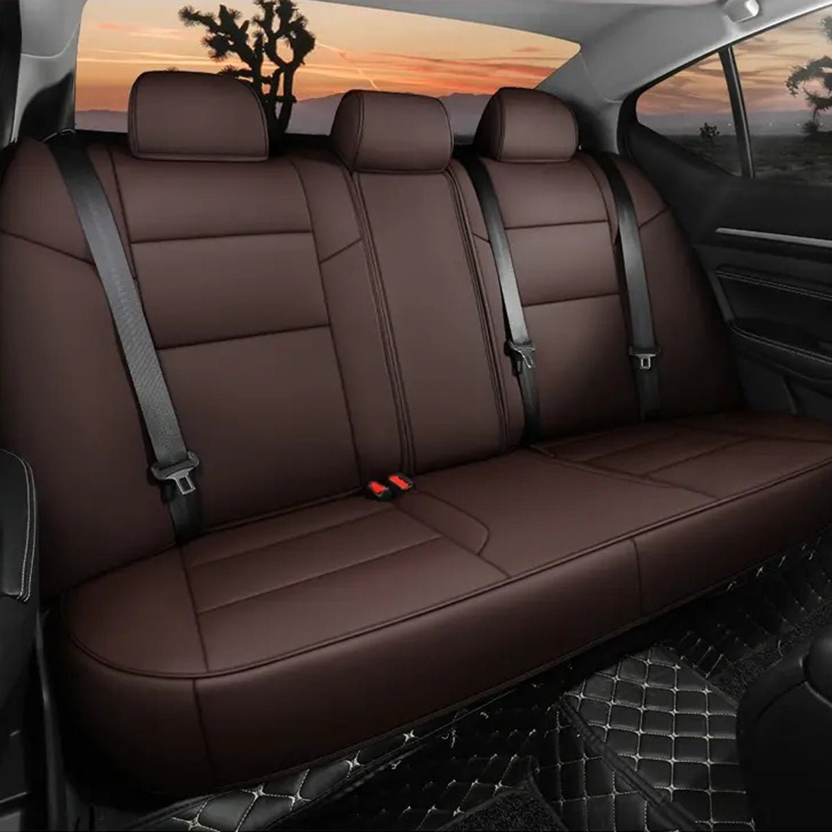 日産 ティアナ専用 耐久性抜群 高級シートカバー 通気防水 4色 カスタムロゴ 全席セット 専用シートカバー - 防水5層構造 | iCarCompanion