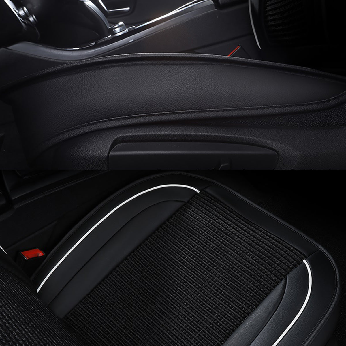 おしゃれ 汎用シートカバー クッション付き 6色レザー 防水防汚 耐久性 軽/普自動車 SUV 専用シートカバー - 防水5層構造 | iCarCompanion