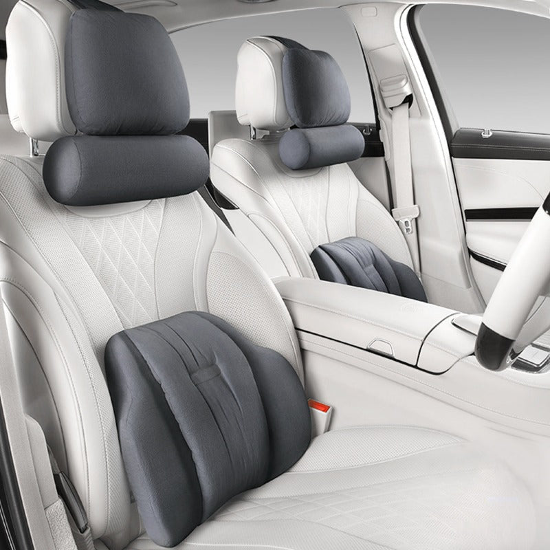 車用クッション ランバーサポート ネックパッド メモリーフォーム 疲労回復 専用シートクッション | iCarCompanion