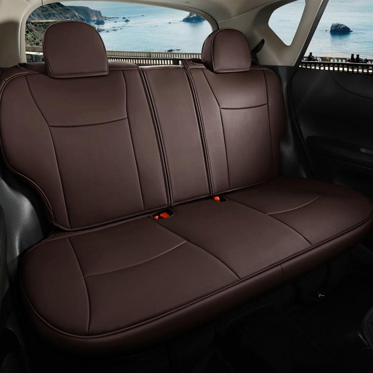 日産 ティーダ専用 耐久性 高級シートカバー4色 防水 おしゃれ カスタムロゴ 全席セット 専用シートカバー - 防水5層構造 | iCarCompanion