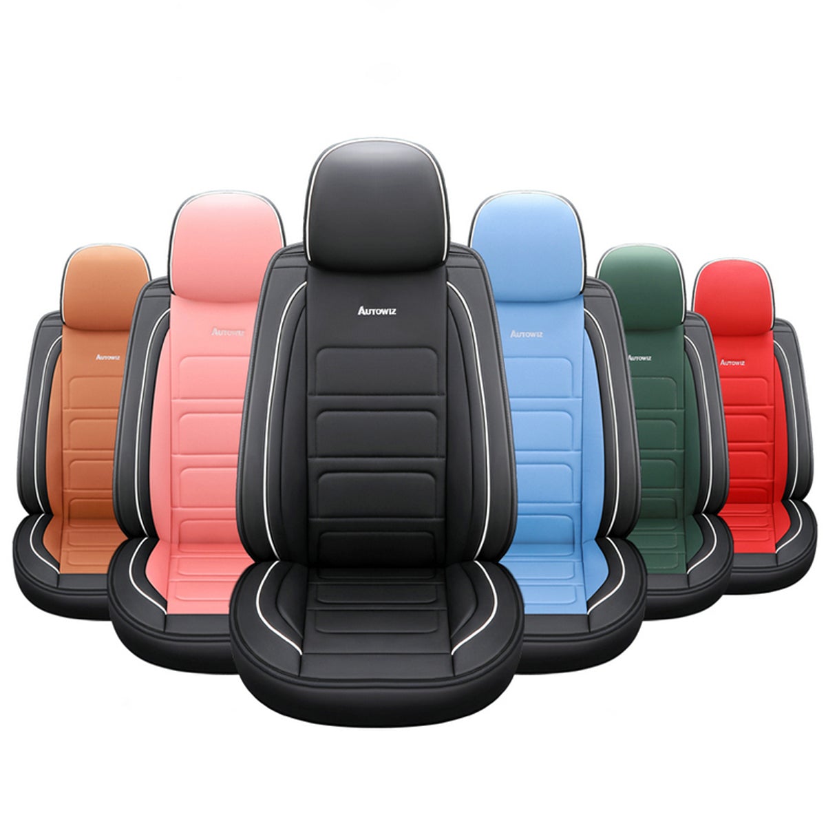 おしゃれ 汎用シートカバー クッション付き 6色レザー 防水防汚 耐久性 軽/普自動車 SUV 専用シートカバー - 防水5層構造 | iCarCompanion