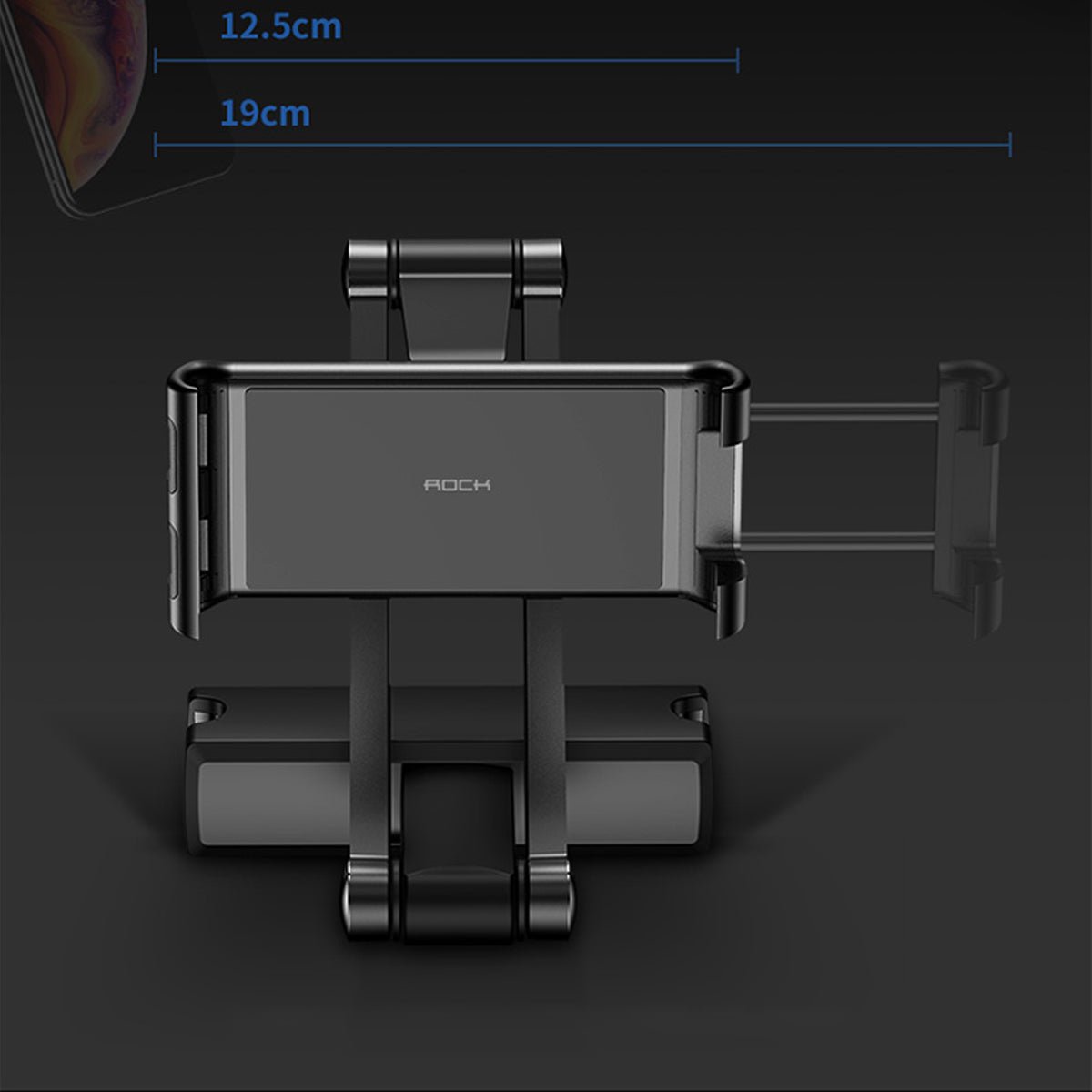 車載ホルダー 伸縮アームスタンド 角度調整 タブレットホルダー スマホ 折り畳み ipad - iCarCompanion
