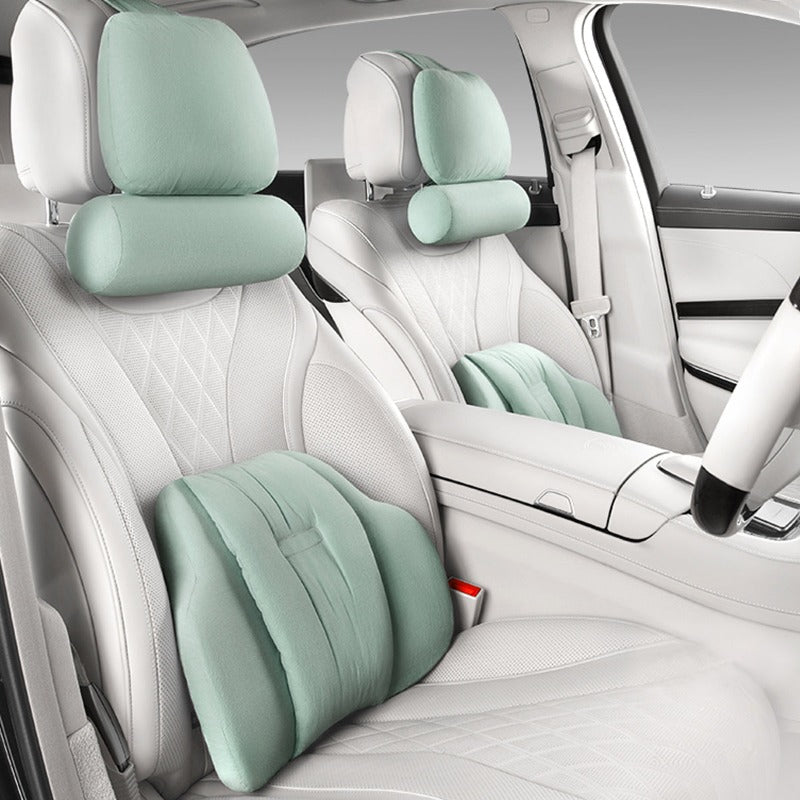 車用クッション ランバーサポート ネックパッド メモリーフォーム 疲労回復 専用シートクッション | iCarCompanion
