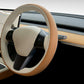 TESLAテスラ model3/Y/X/S 本革 高級ハンドルカバー 編み込み式  オーダーメイド 専用ハンドルカバー | iCarCompanion