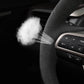 LEXUS レクサス Alcantara 本革 スエード ハンドルカバー 編み込み式 オーダーメイド 専用ハンドルカバー | iCarCompanion