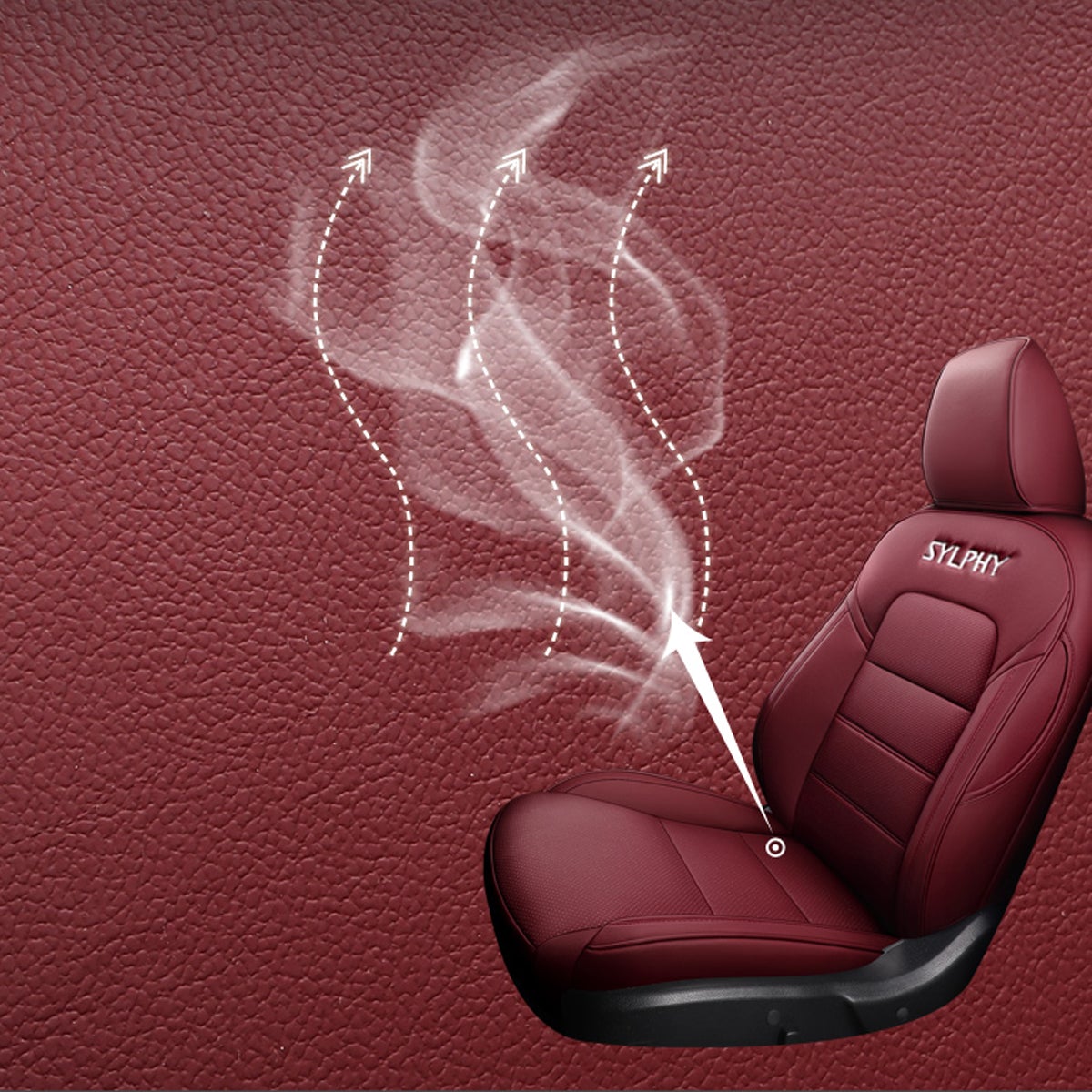 日産 シルフィ専用 防水レザー 高級シートカバー  おしゃれ カスタムロゴ 4色 全席セット 専用シートカバー - 防水5層構造 | iCarCompanion