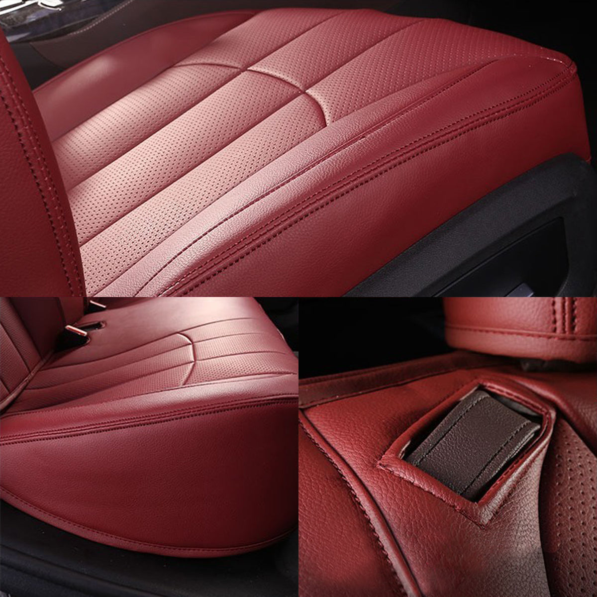BMW専用 高級シートカバー  ロゴ入り レザー製 純正シート対応 オーダーメイド 全席 専用シートカバー - 防水5層構造 | iCarCompanion