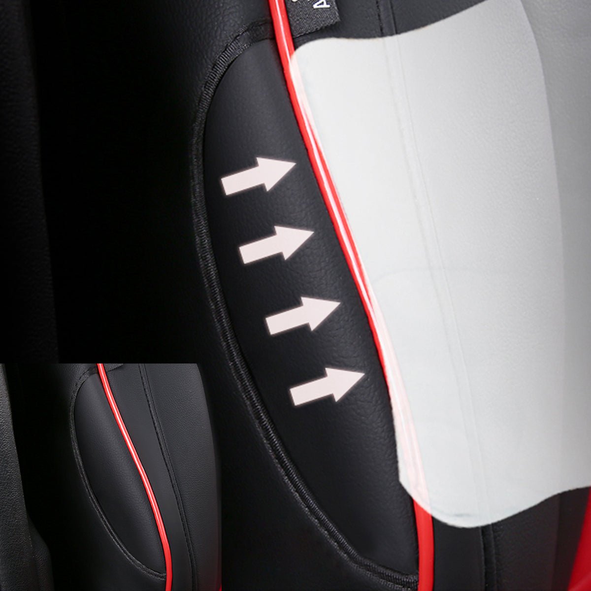 高級レザー シートカバー スポーツ感 6色 防水 オーダーメイド 耐久性 軽/普自動車 SUV 専用シートカバー - 防水5層構造 | iCarCompanion