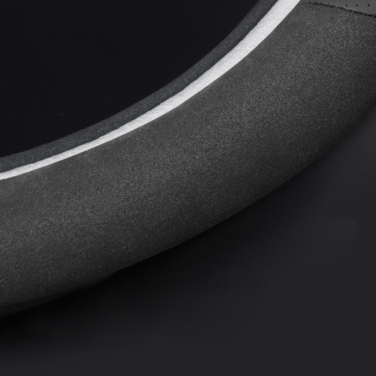 TESLAテスラ model3/Y/X/S 高級レザー スエード ハンドルカバー おしゃれ O型 D型 36CM 専用ハンドルカバー | iCarCompanion