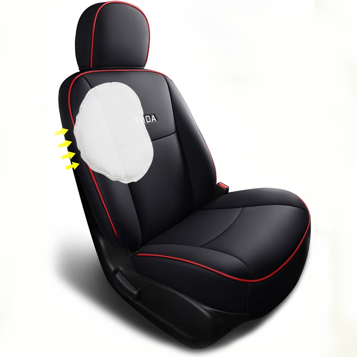 日産 ティーダ専用 耐久性 高級シートカバー4色 防水 おしゃれ カスタムロゴ 全席セット 専用シートカバー - 防水5層構造 | iCarCompanion