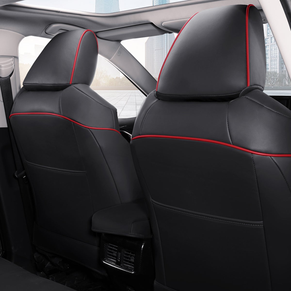 TOYOTAトヨタ JUSTFIT保証 高級シートカバー 防水生地 全席セット オーダーメイド おすすめ 専用シートカバー - 防水5層構造 | iCarCompanion