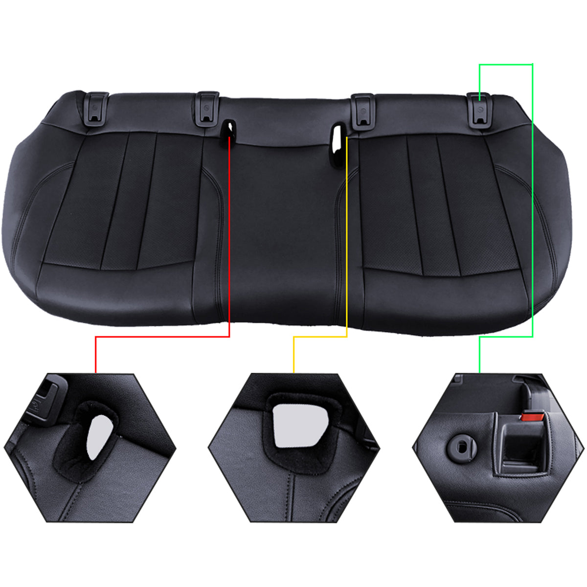 Justfit 高級シートカバー  防汚防水 贅沢スエード オーダーメイド オシャレ 全席セット 専用シートカバー - 防水5層構造 | iCarCompanion
