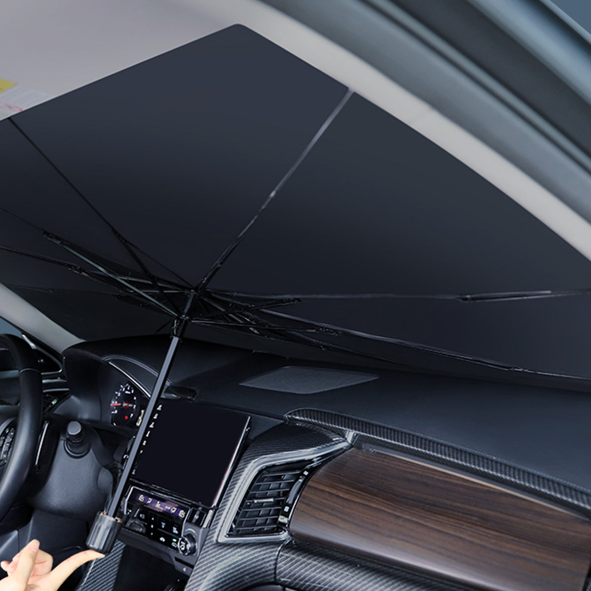 BMW専用 車用サンシェード 傘式 折り畳み式 遮光フロントシェード  日焼け対策  断熱遮光 専用サンシェード | iCarCompanion