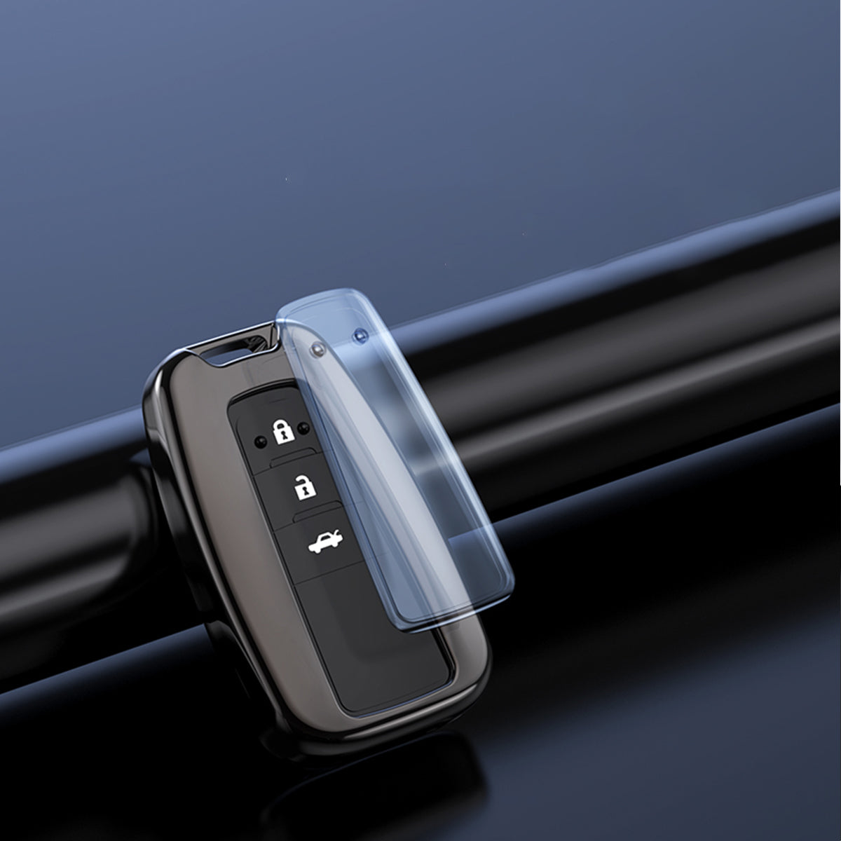 TOYOTA トヨタ スマートキーケース アルミニウム合金製 キーケース キーカバー キーホルダー 汚れ、傷防止の商品画像 3